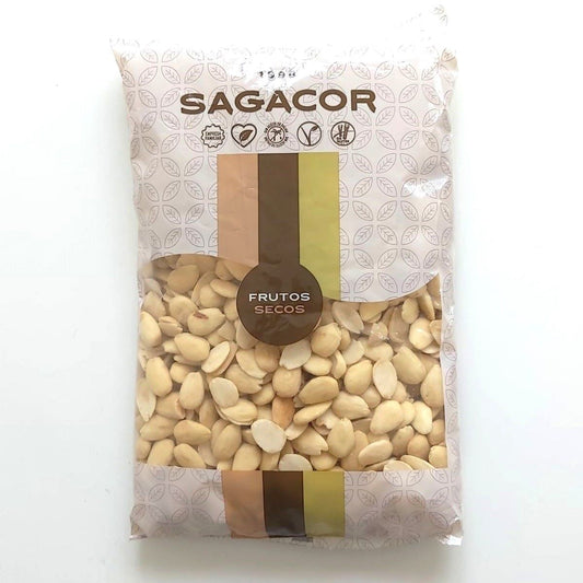 Almendras repeladas crudas 1kg Sagacor