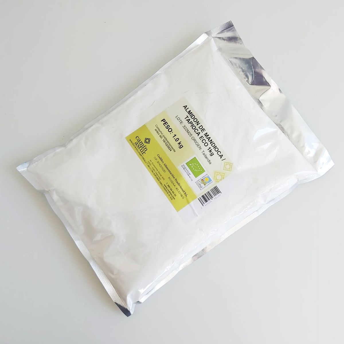 Almidón de Mandioca/ Tapioca ECO 1kg Caminastur